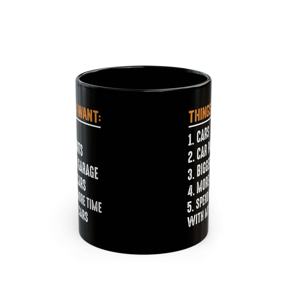 Things I Want Coffee Mug ceramic coffee mug - gift for car fans