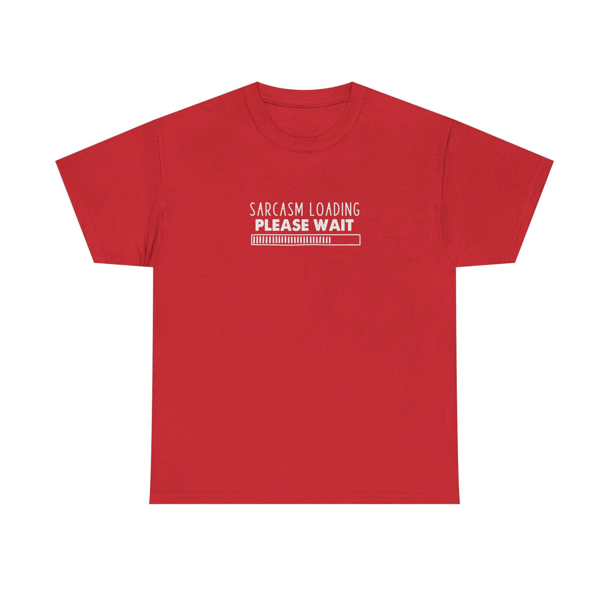 Sarcasm loading graphic tee - car guy humor shirt for petrolheads
