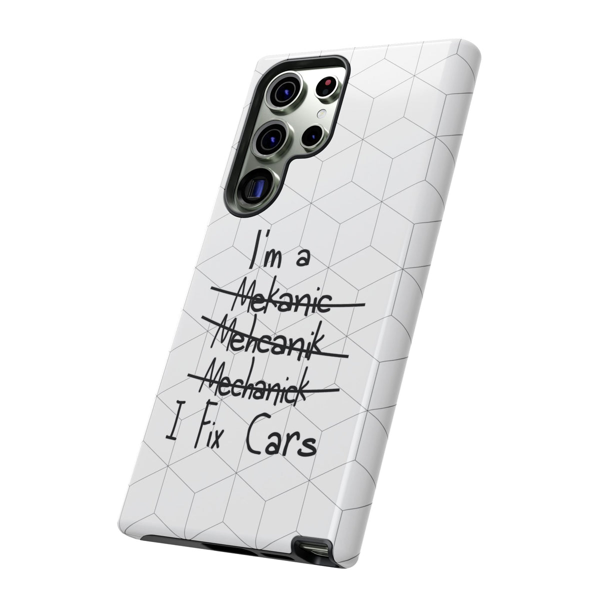 Mechanic I Fix Cars Funny Tough Phone Case | Car Guy Gift