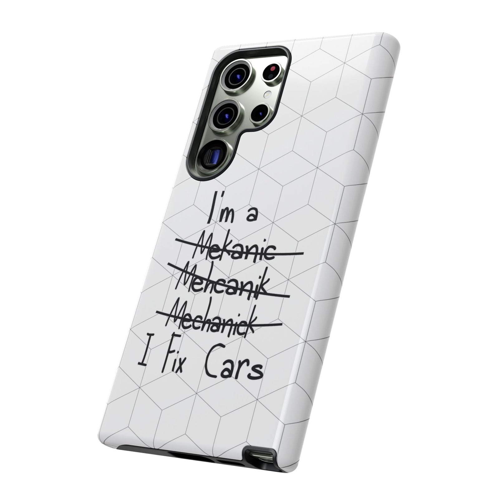 Mechanic I Fix Cars Funny Tough Phone Case | Car Guy Gift