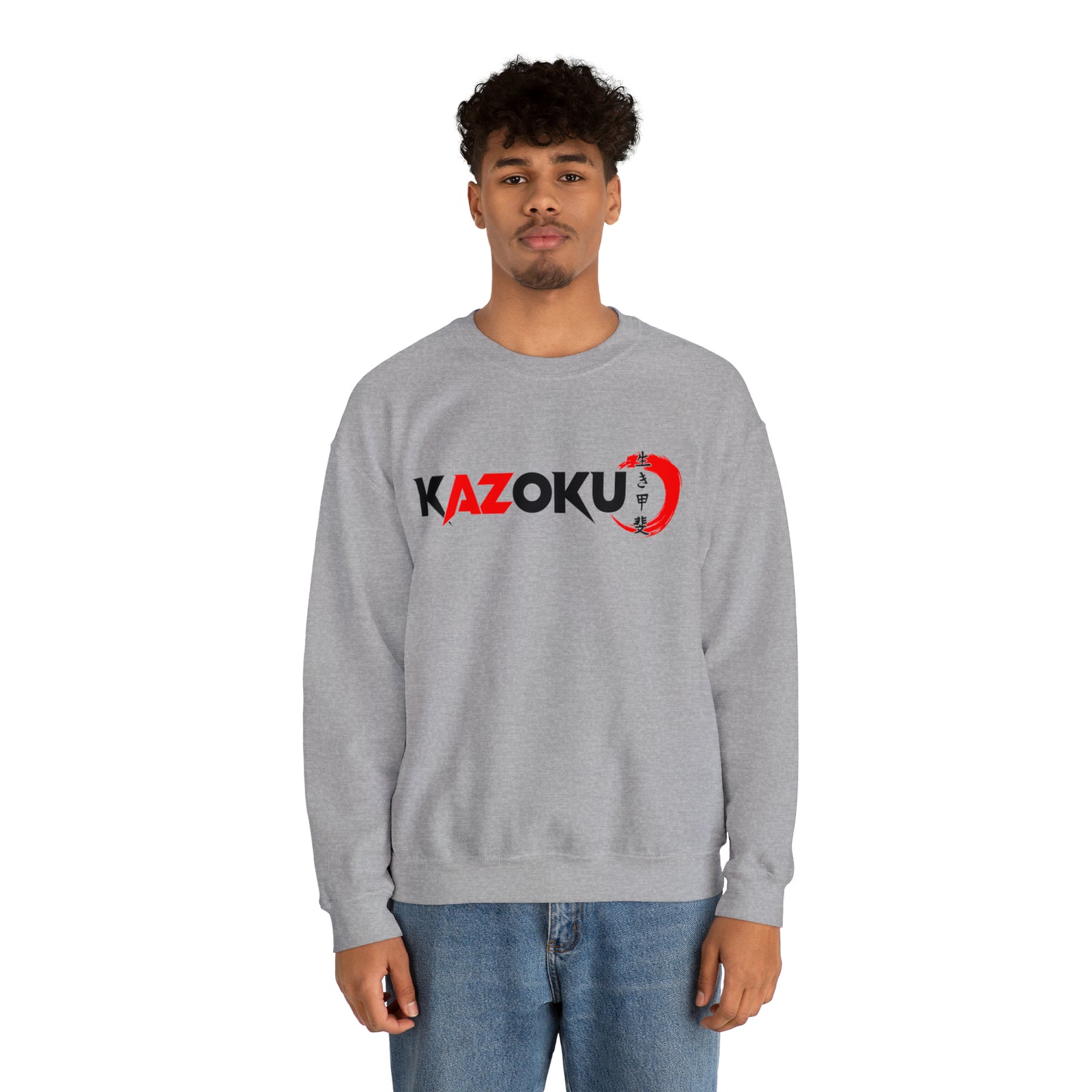 KAZOKU Sweatshirt Red - Design 1
