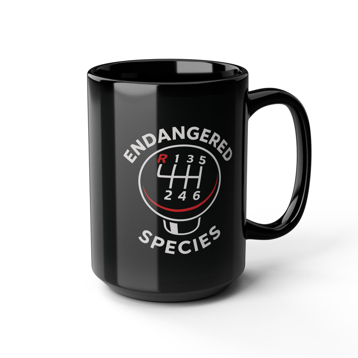 Endangered Species Stick Shift Mug coffee mug - funny car guy gift