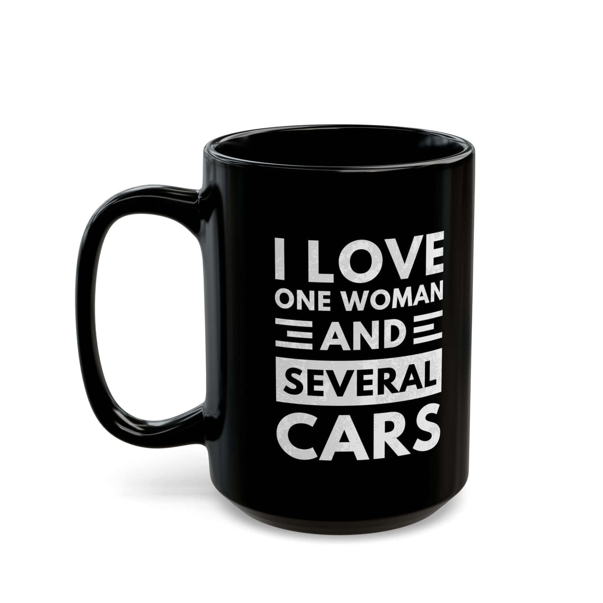 I Love One Woman and Several Cars Coffee Mug ceramic mug - unique gift for car lovers