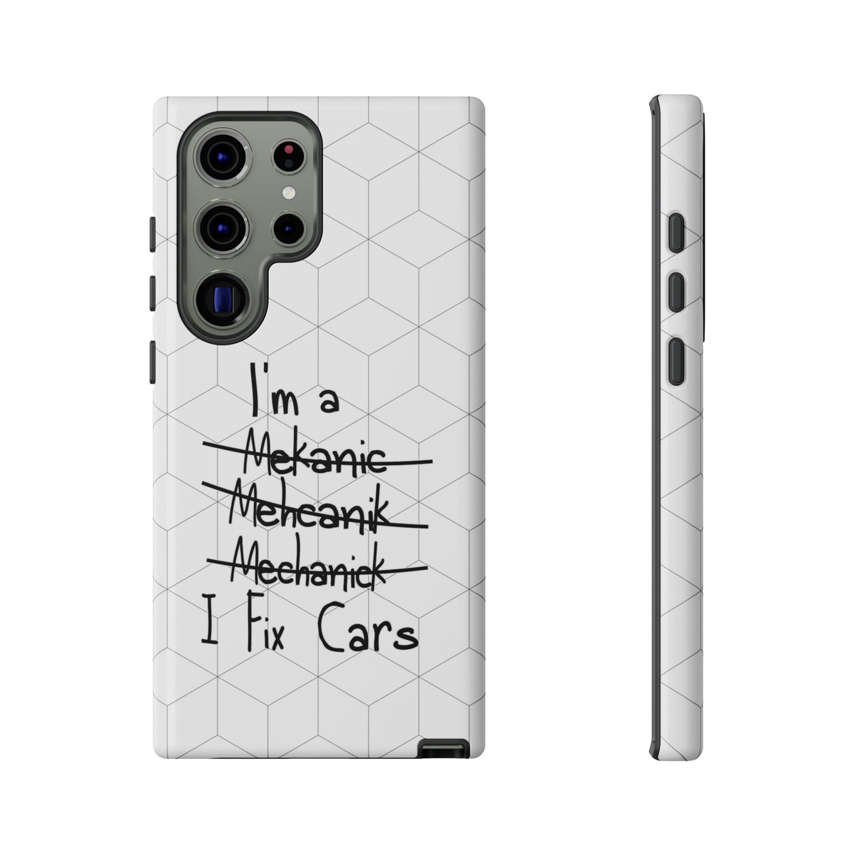 Mechanic I Fix Cars Funny Tough Phone Case | Car Guy Gift