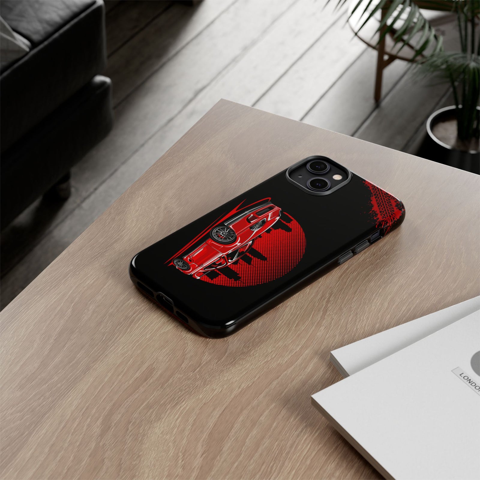 MKIV A80 Supra 2JZ Red City Tough Phone Case | JDM Car Guy Gift