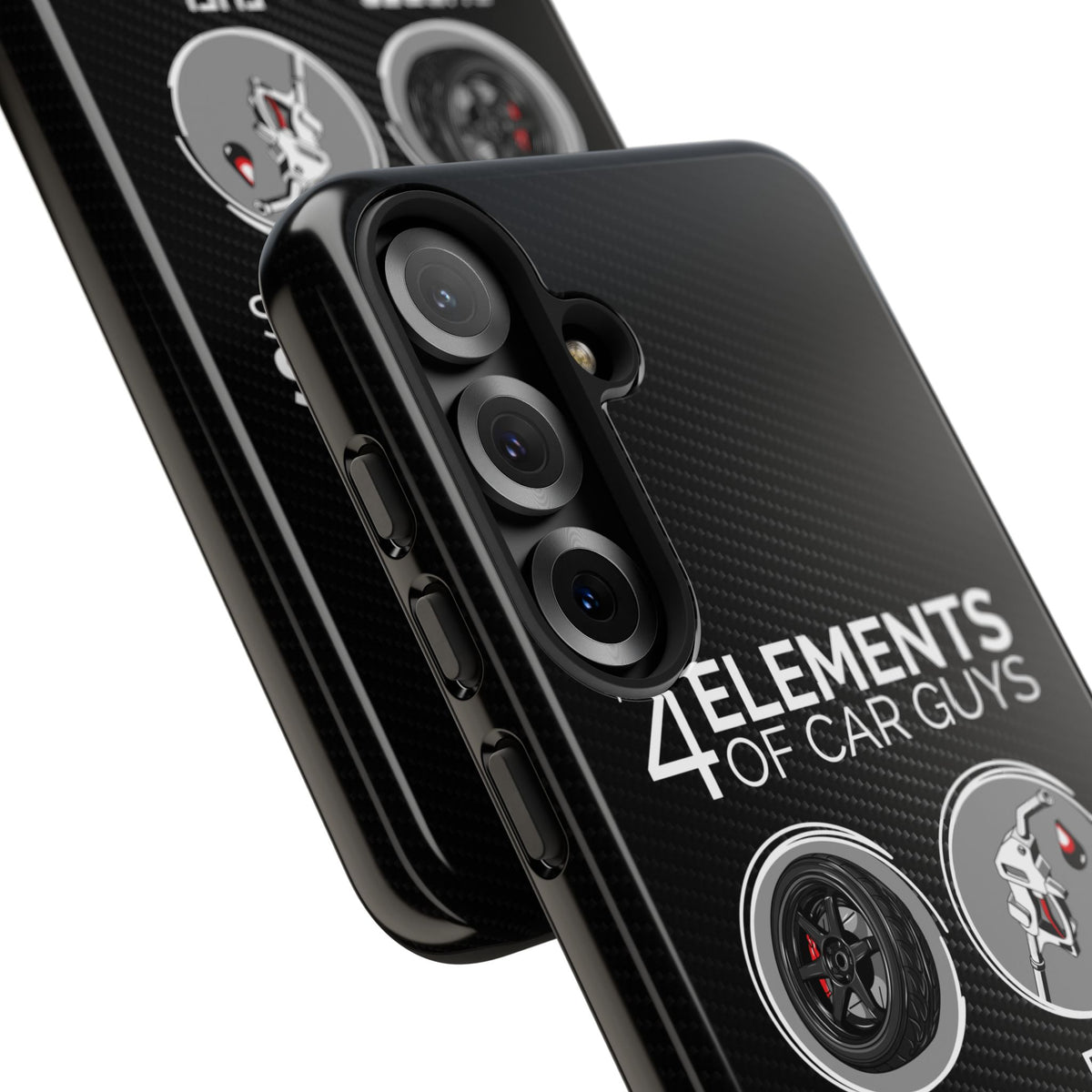 The 4 Elements of Car Guys Tough Phone Case | Funny Car Lover Gift