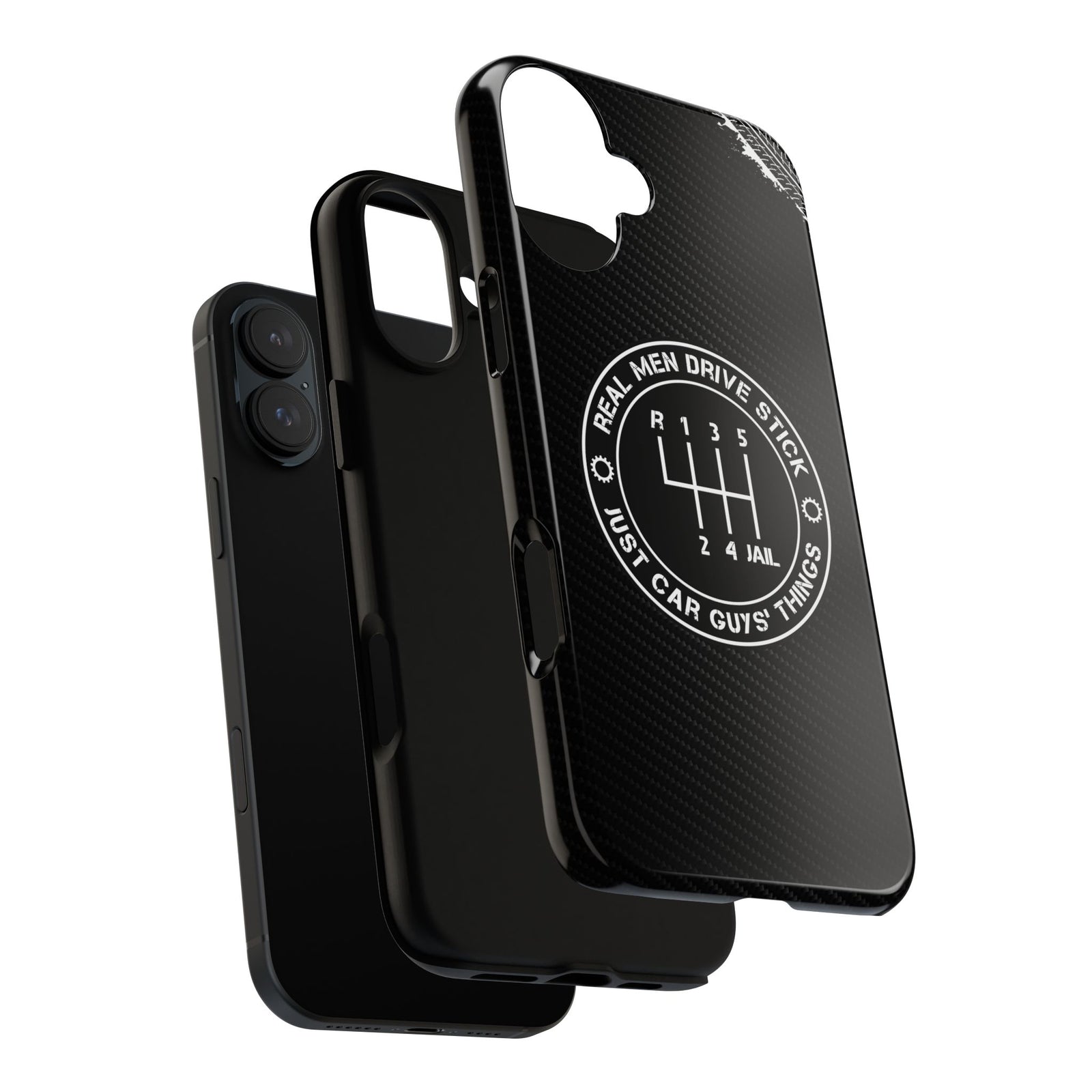 Real Men Drive Stick Manual Transmission Tough Phone Case | Car Guy Gift
