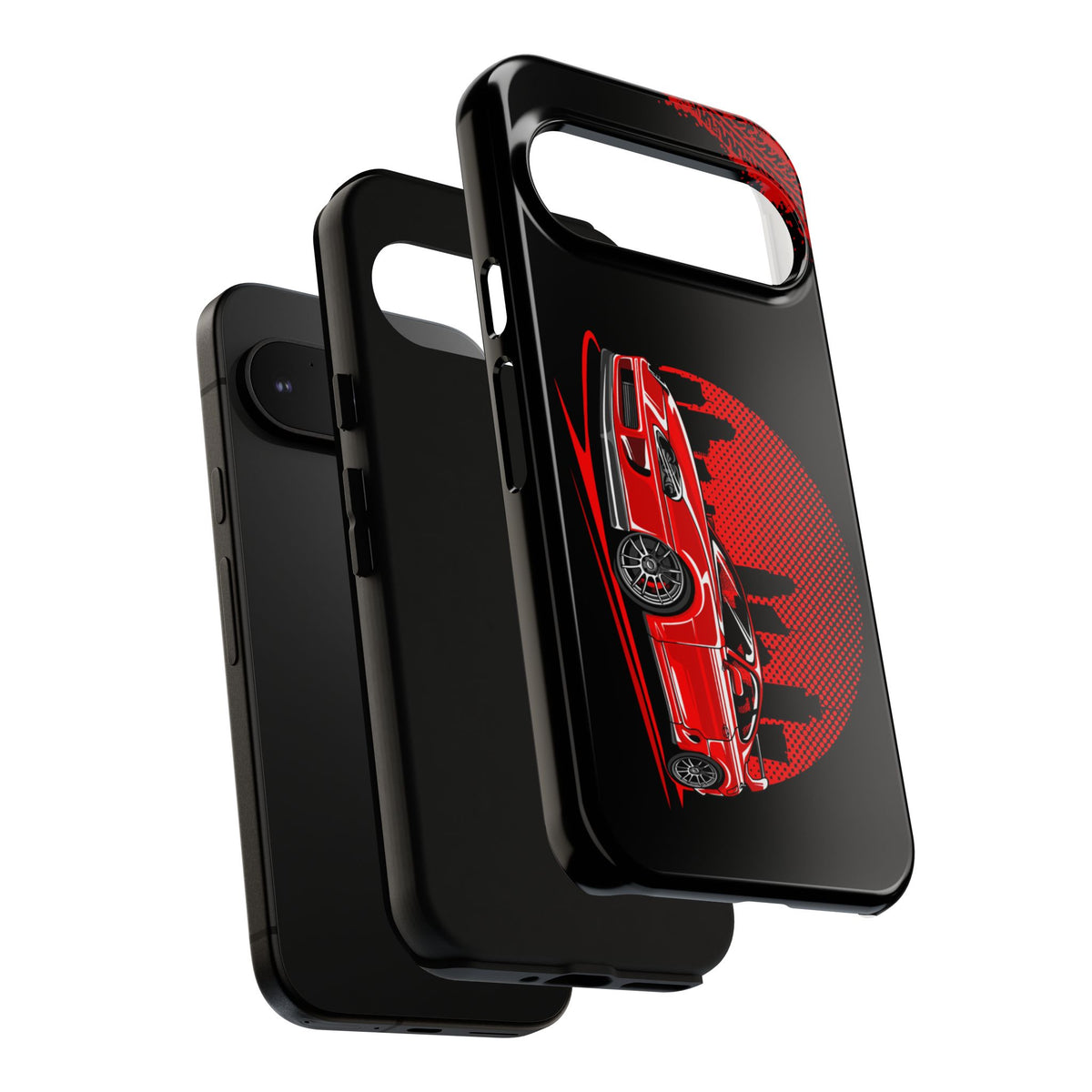 MKIV A80 Supra 2JZ Red City Tough Phone Case | JDM Car Guy Gift