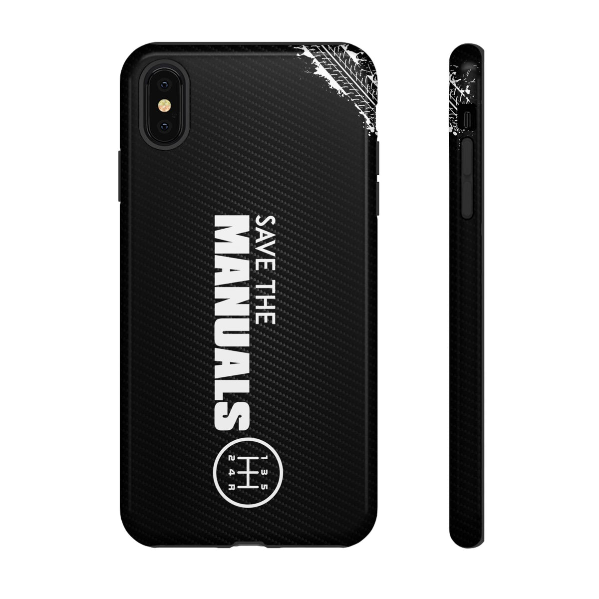 Save The Manuals Tough Phone Case | Manual Transmission Car Guy Gift