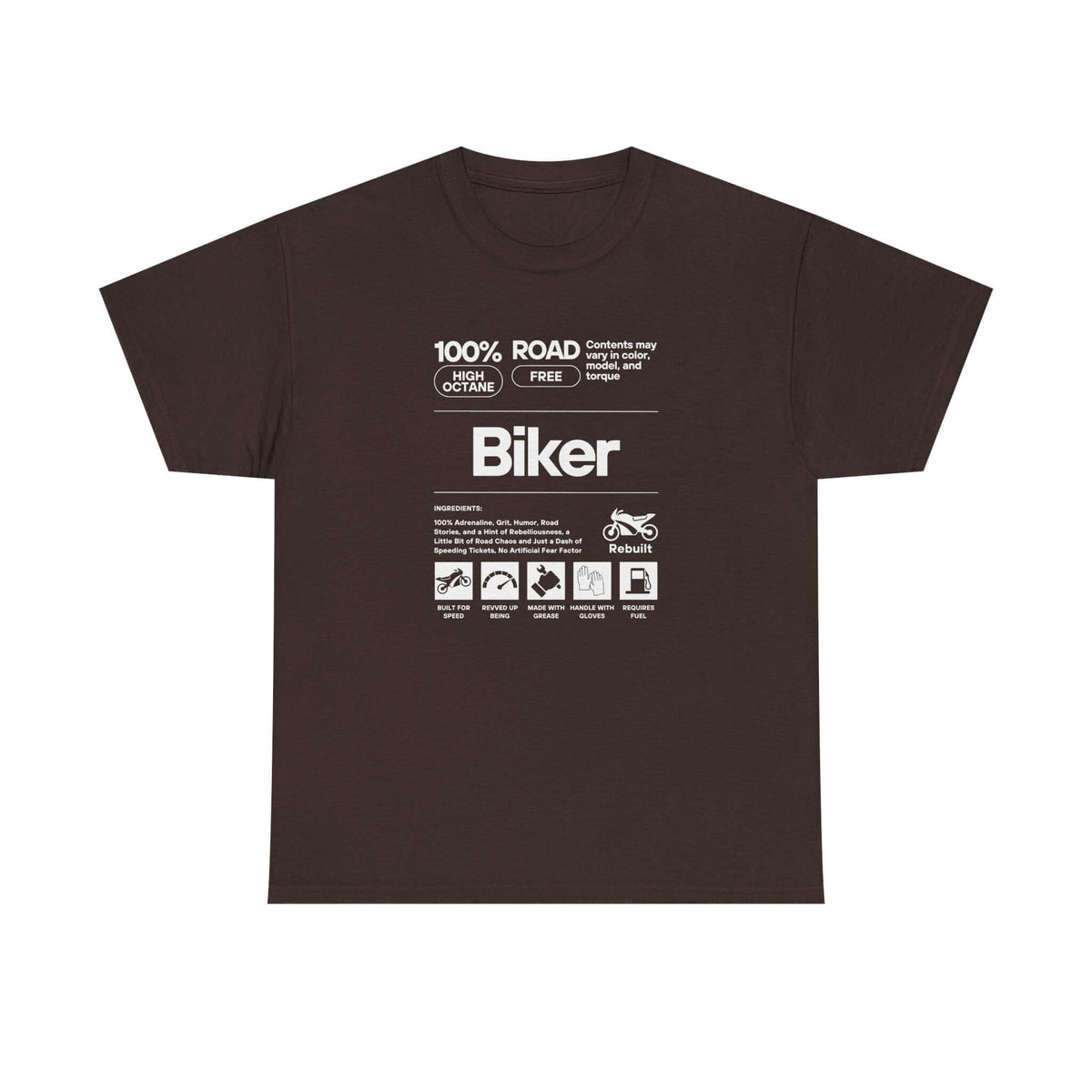 Man wearing Biker Definition T-Shirt shirt - car enthusiast gift
