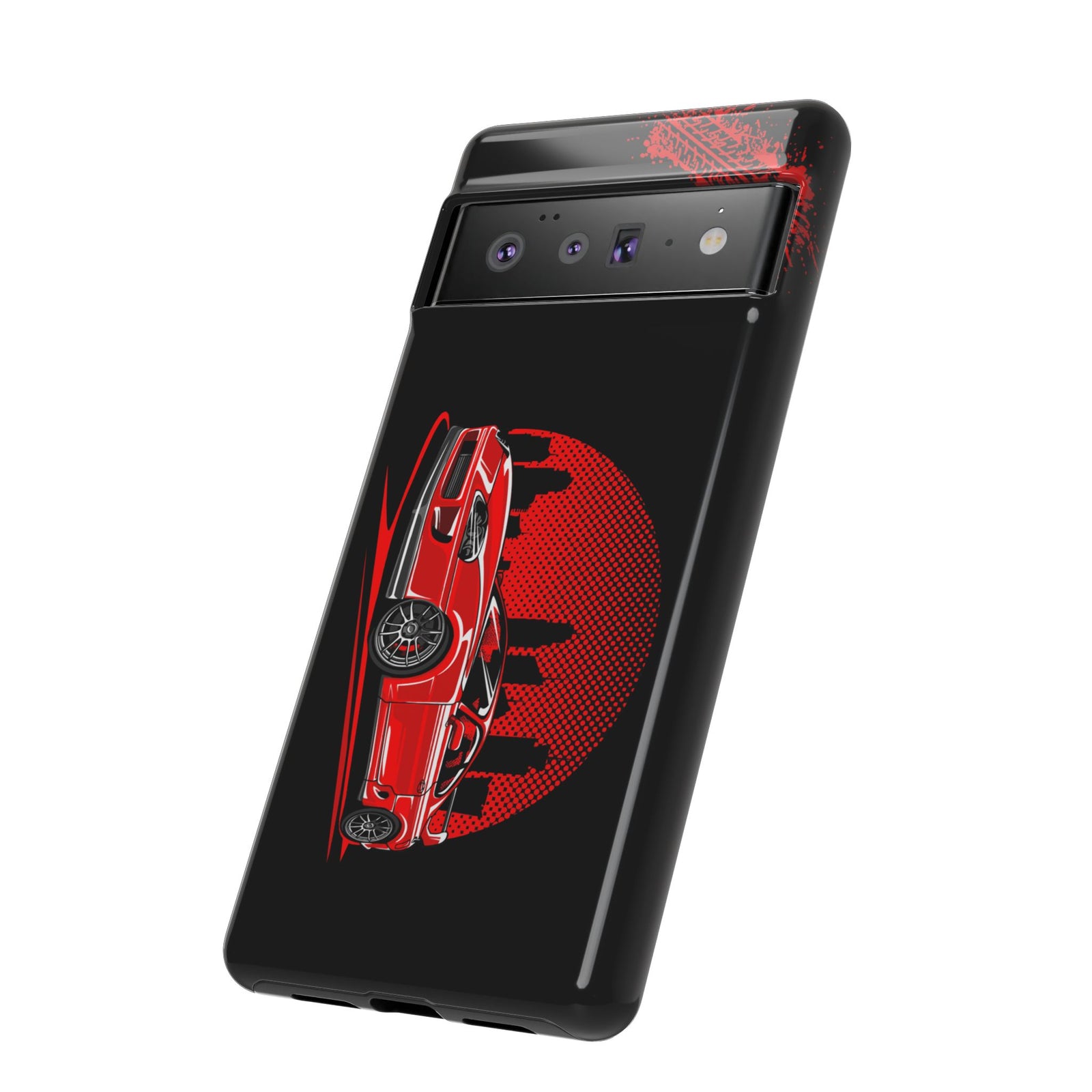 MKIV A80 Supra 2JZ Red City Tough Phone Case | JDM Car Guy Gift