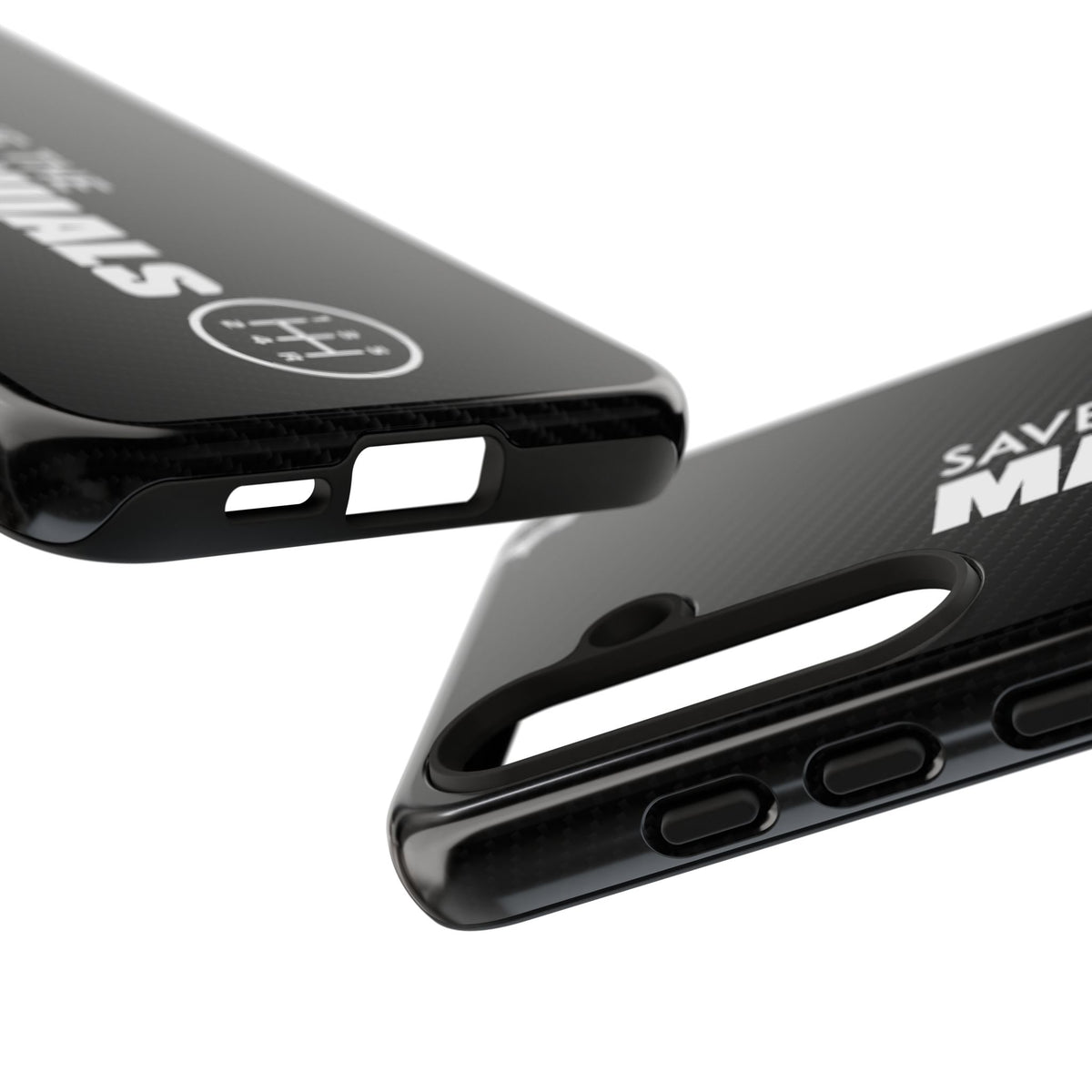 Save The Manuals Tough Phone Case | Manual Transmission Car Guy Gift