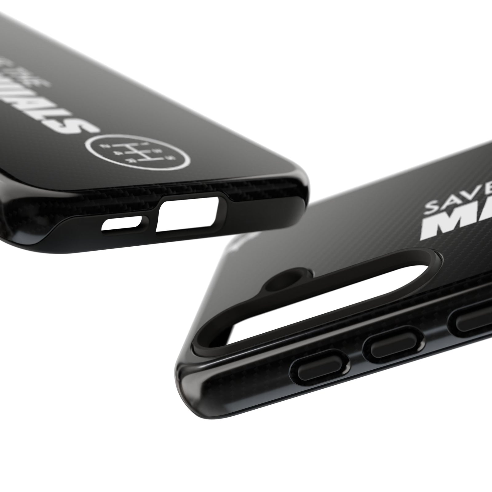 Save The Manuals Tough Phone Case | Manual Transmission Car Guy Gift