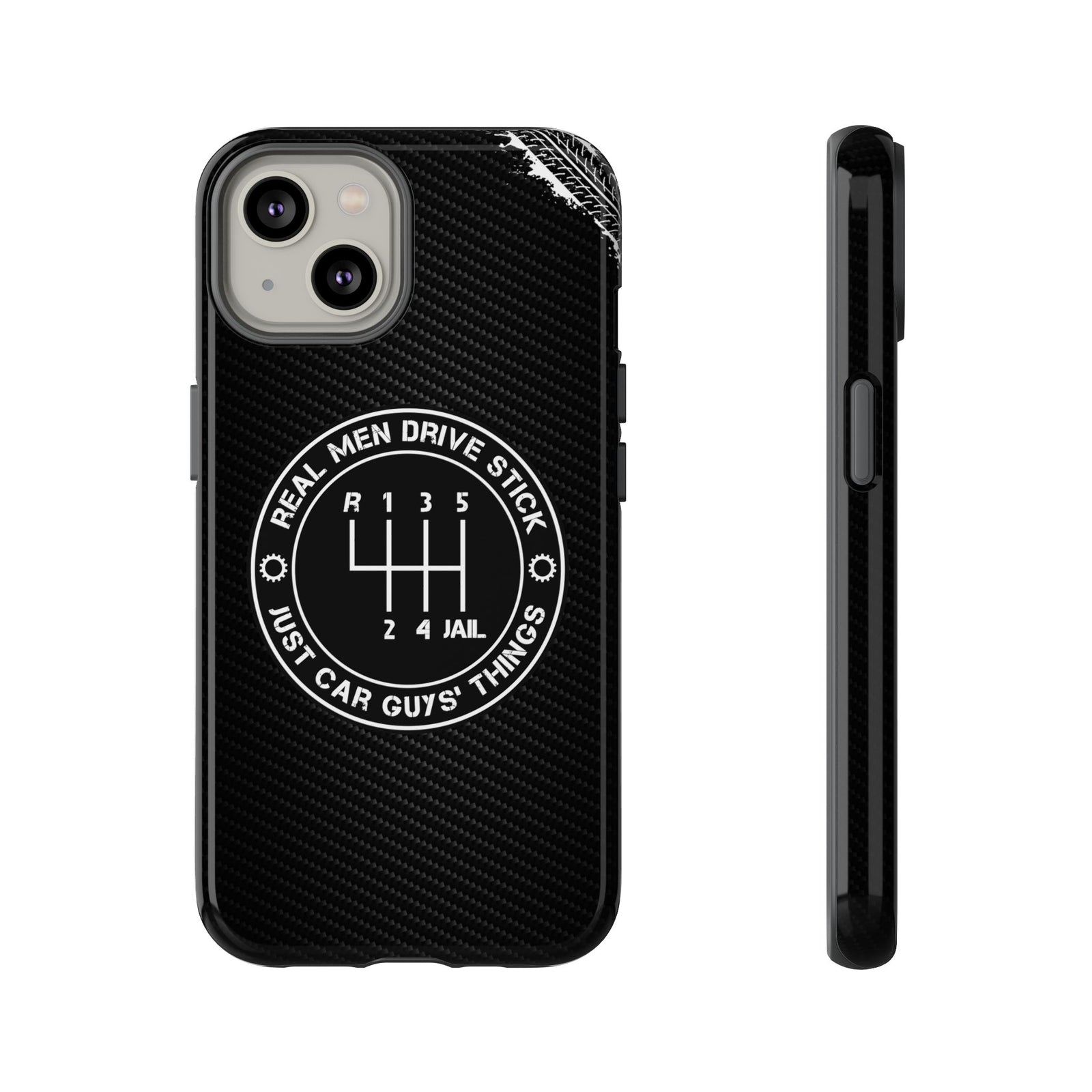 Real Men Drive Stick Manual Transmission Tough Phone Case | Car Guy Gift
