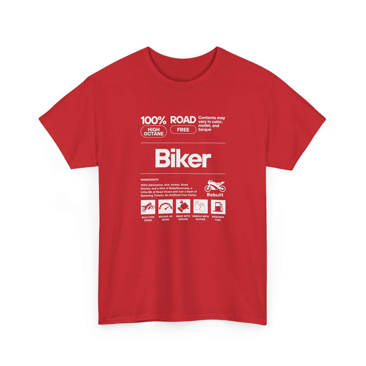 Biker Definition T-Shirt | Funny Motorcycle Enthusiast Gift