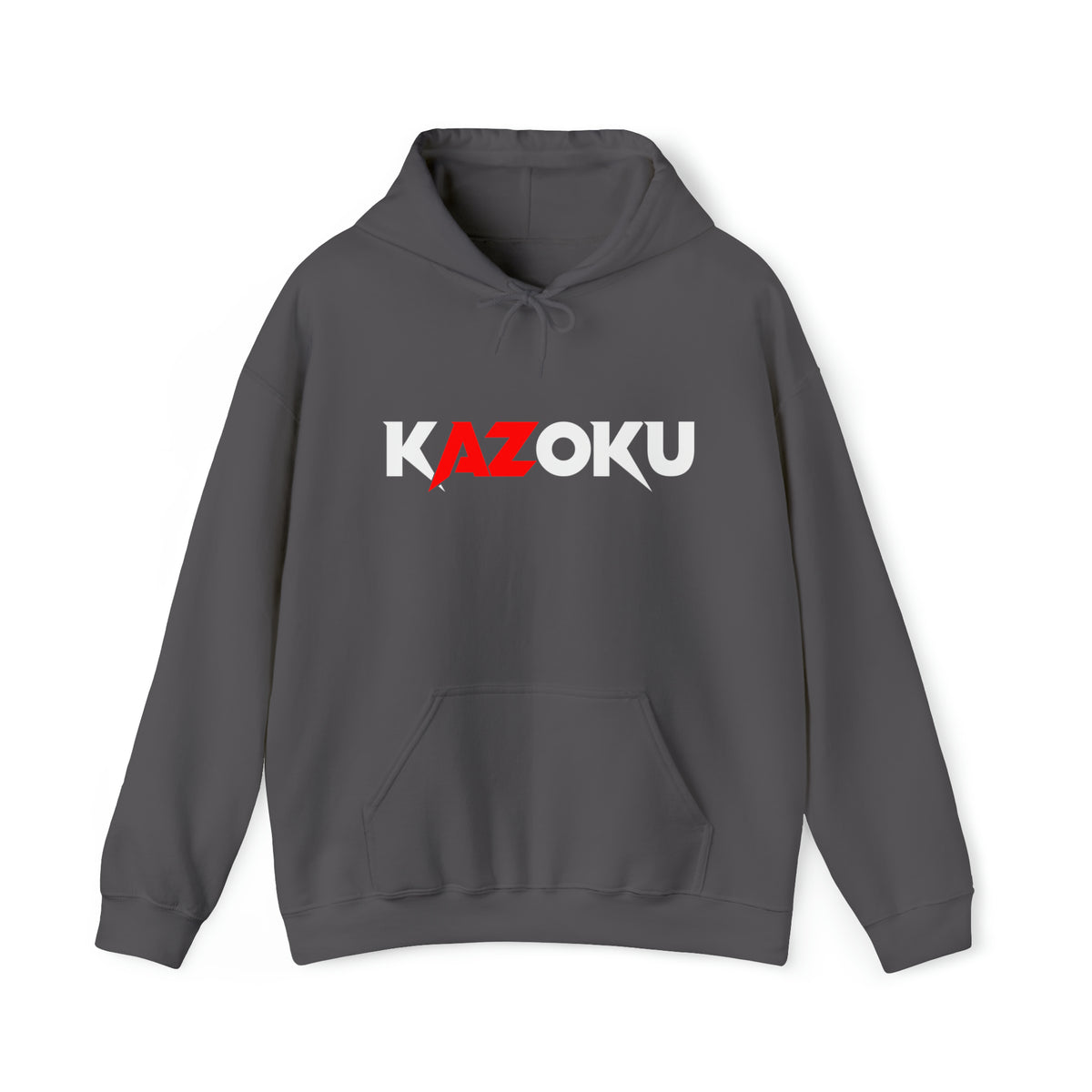 KAZOKU Hoodie Red - Design 2
