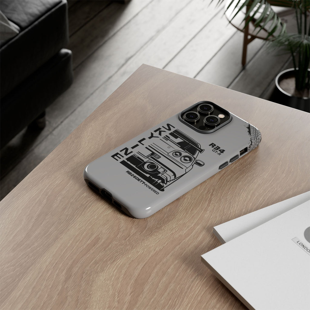 R34 Skyline GTR BNR34 Godzilla Tough Phone Case | JDM Car Gift