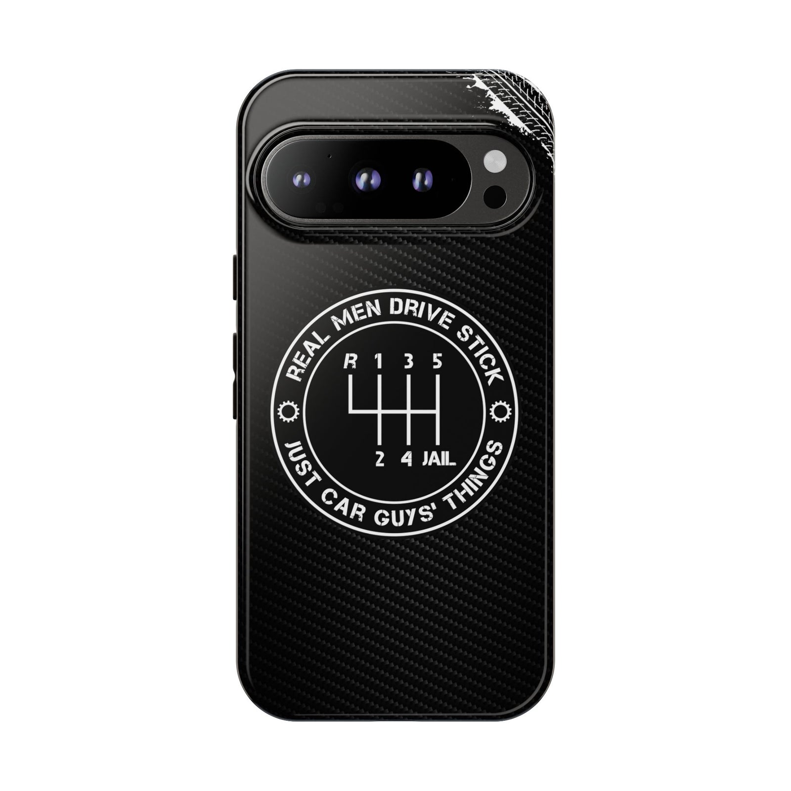 Real Men Drive Stick Manual Transmission Tough Phone Case | Car Guy Gift