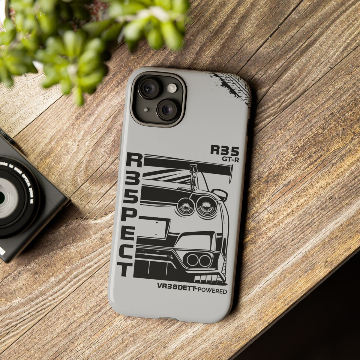 JDM Front View Tough Phone Case - Google Pixel 6, glossy, lifestyle photo