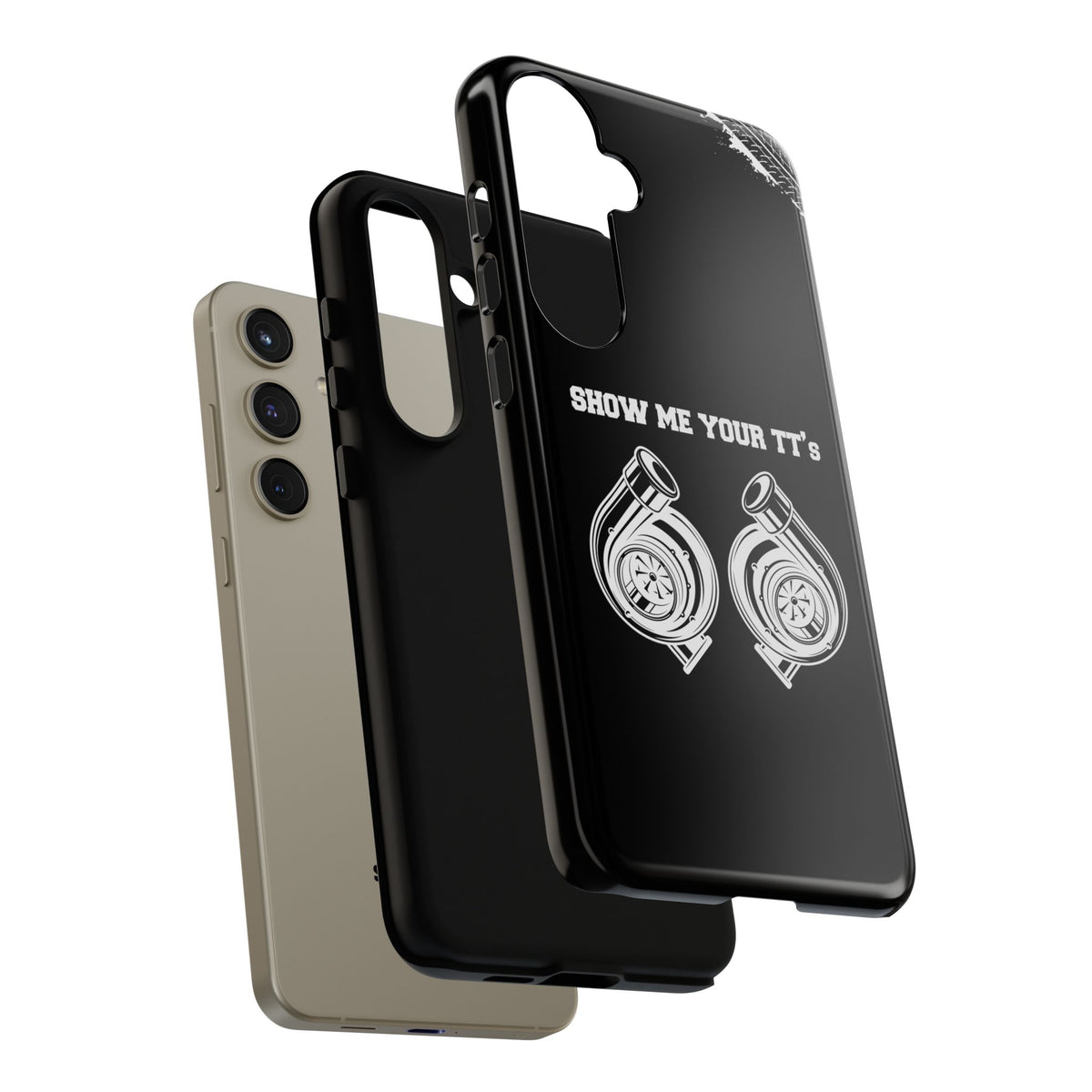 Show Me Your TTs Twin Turbo Tough Phone Case | Funny Car Guy Gift