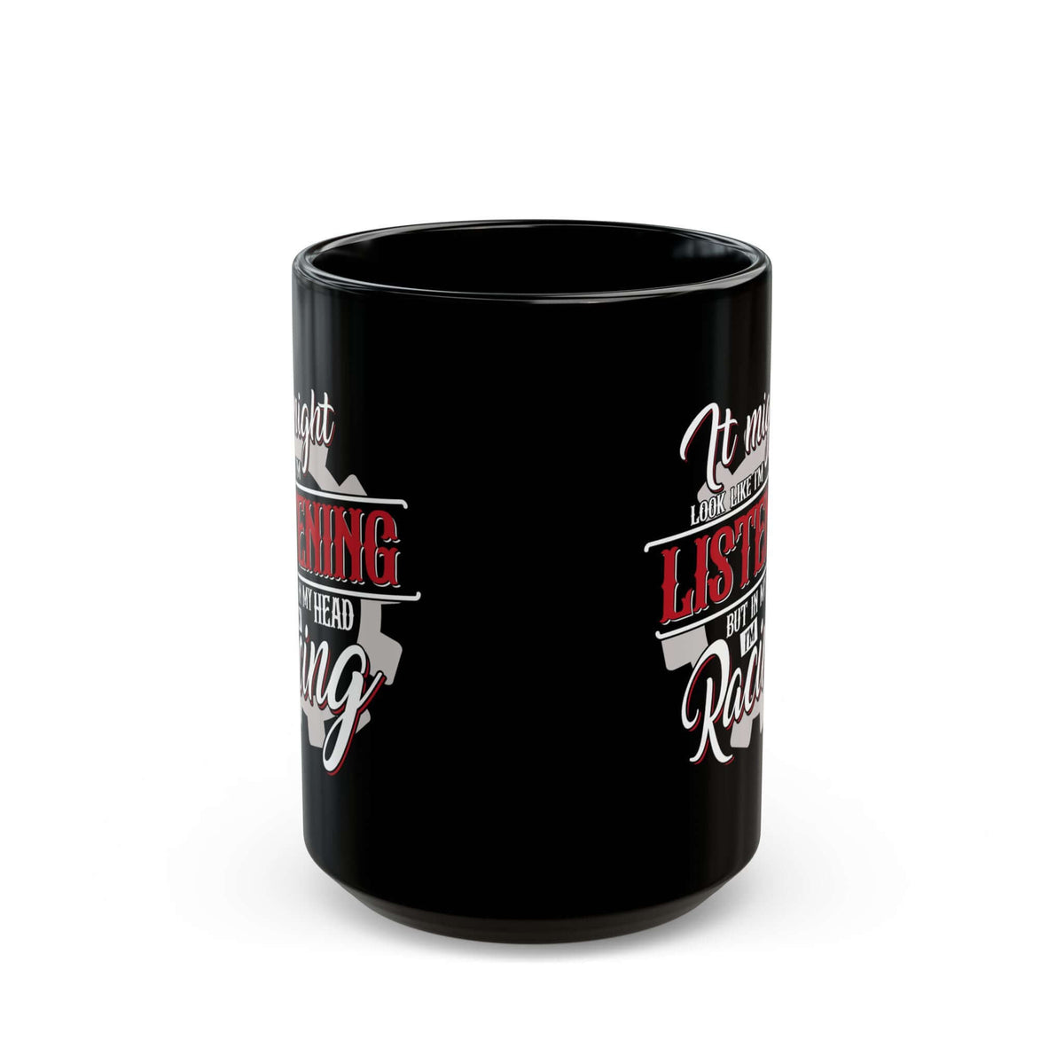 In My Head I'm Racing Coffee Mug ceramic mug - unique gift for car lovers