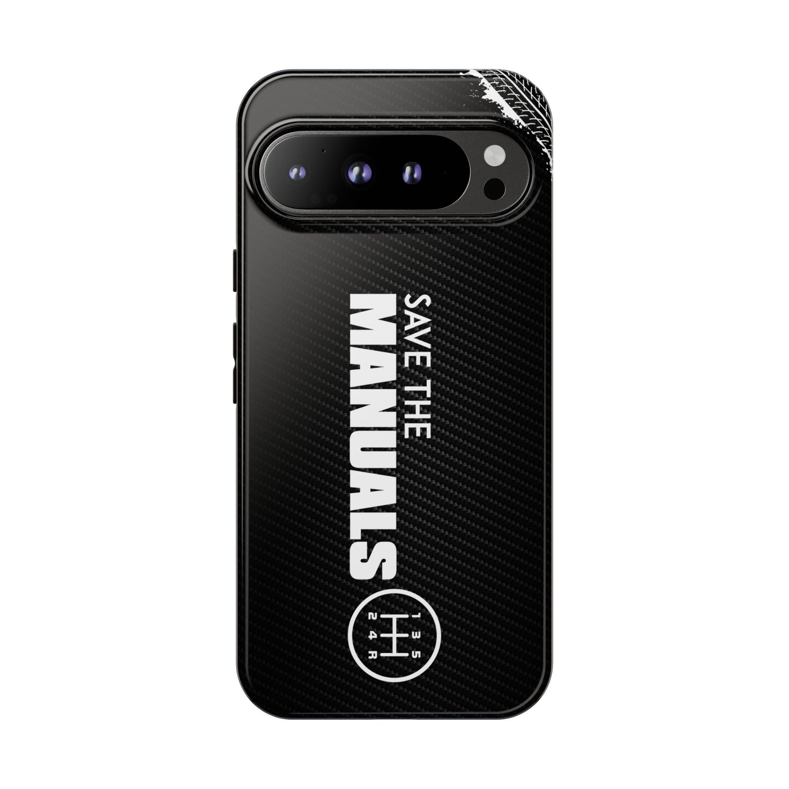 Save The Manuals Tough Phone Case | Manual Transmission Car Guy Gift