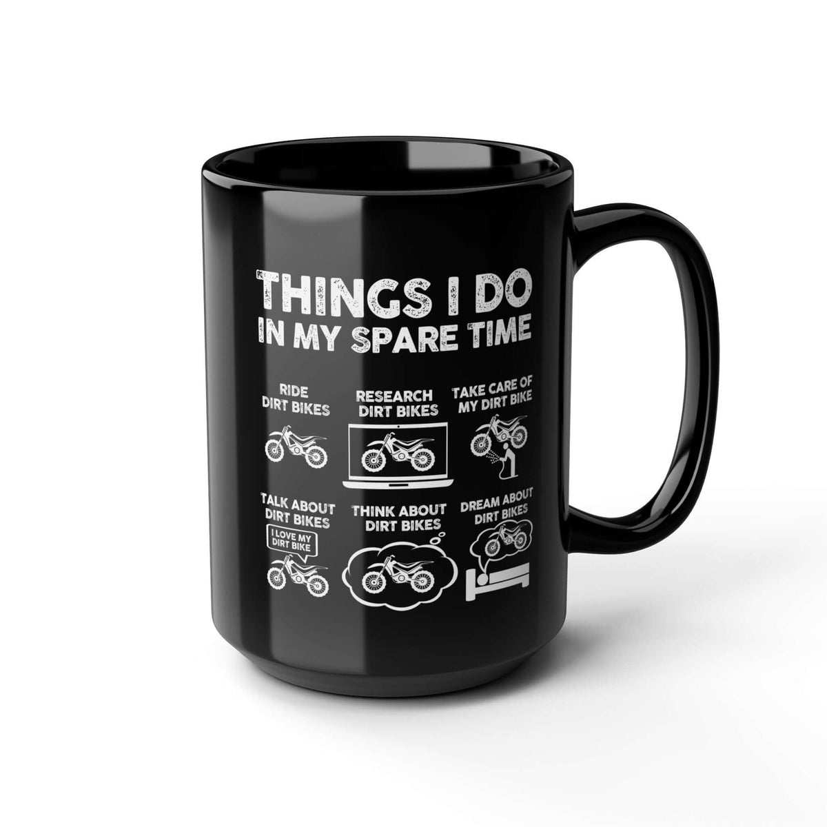 Things I Do in My Spare Time Dirt Bike Mug coffee mug - funny car guy gift