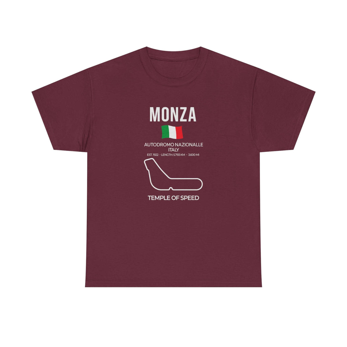 Monza Race Track T-Shirt tee - funny gift for car guys