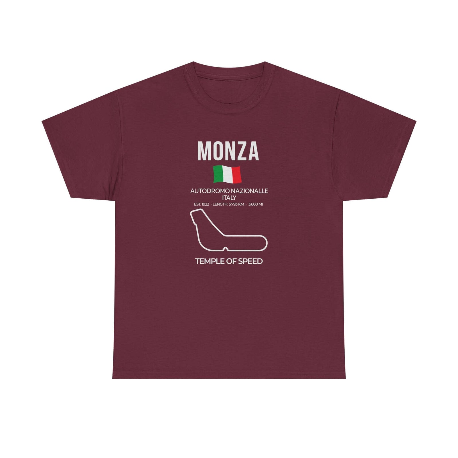 Monza Race Track T-Shirt tee - funny gift for car guys