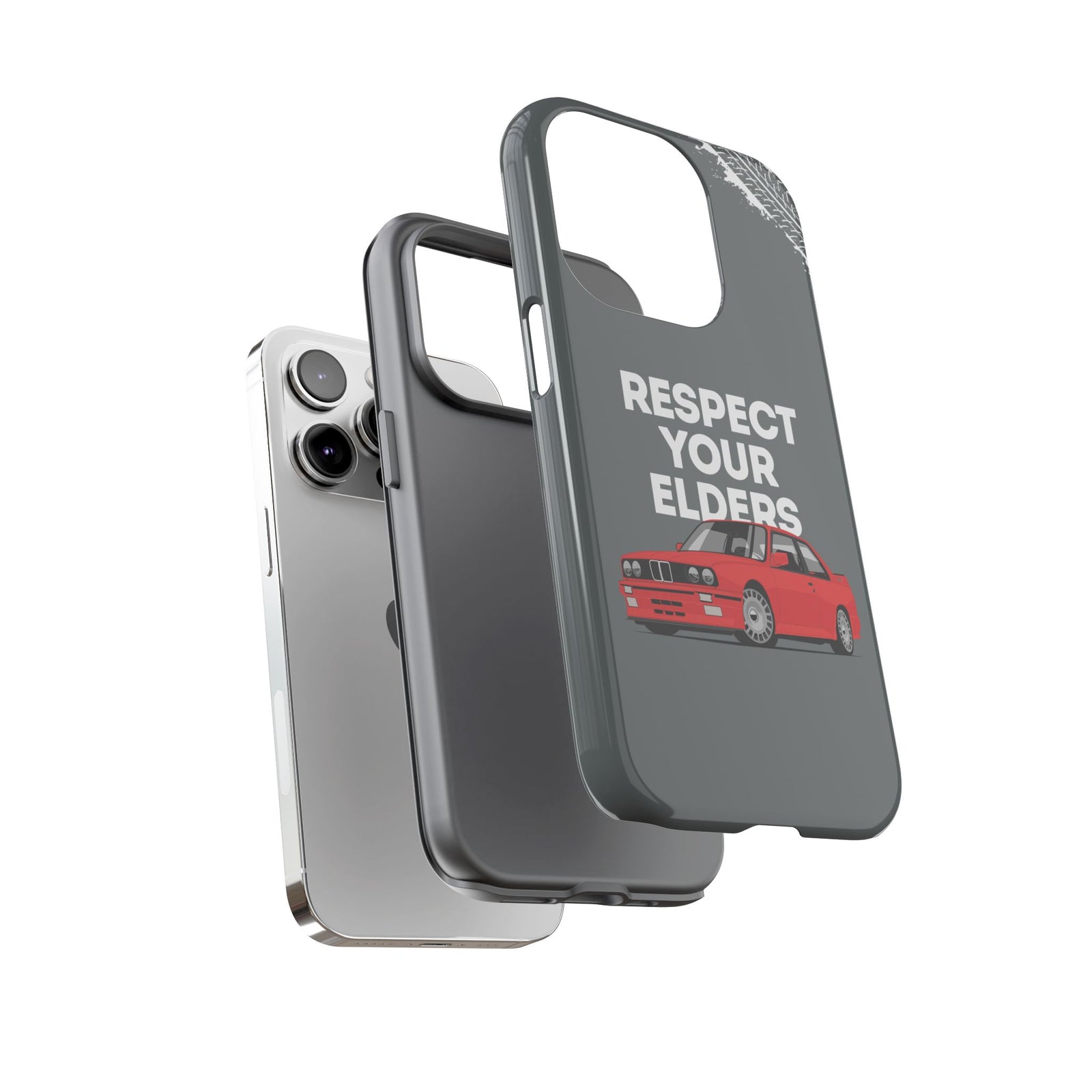 E30 M3 Respect Your Elders Tough Phone Case | Classic Car Guy Gift