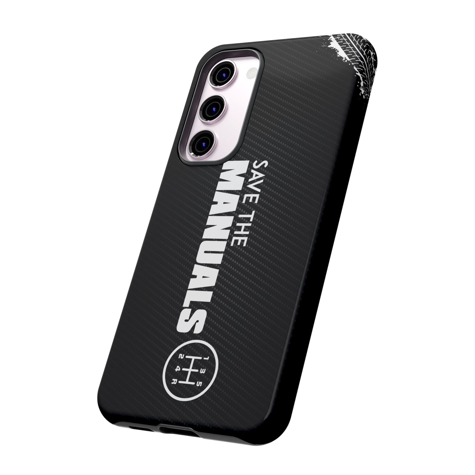 Save The Manuals Tough Phone Case | Manual Transmission Car Guy Gift