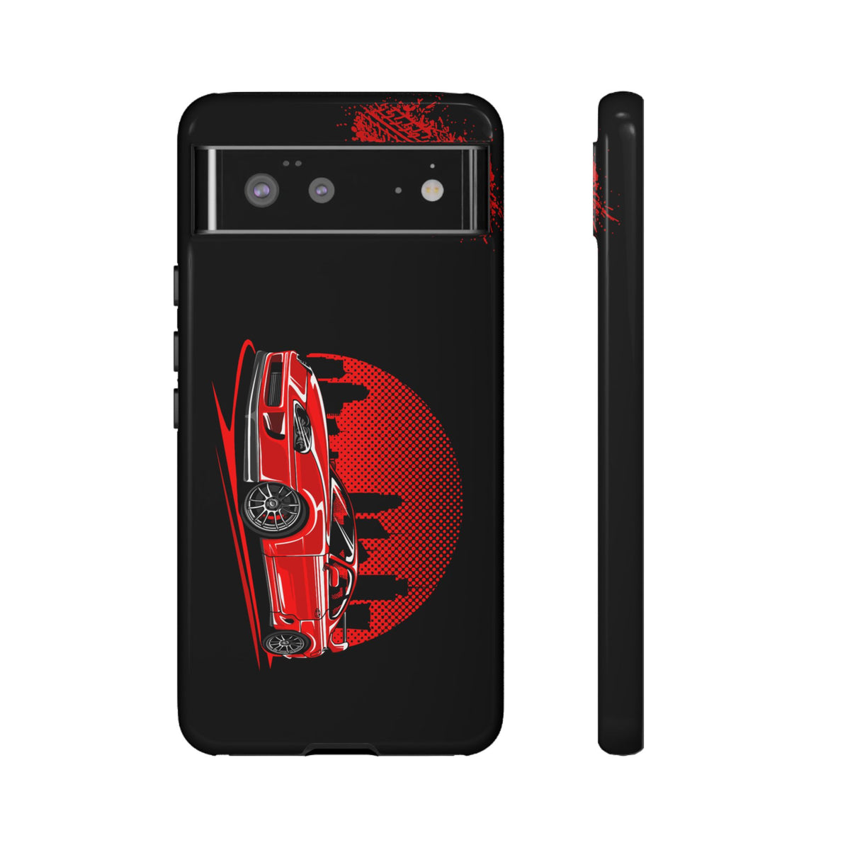 MKIV A80 Supra 2JZ Red City Tough Phone Case | JDM Car Guy Gift