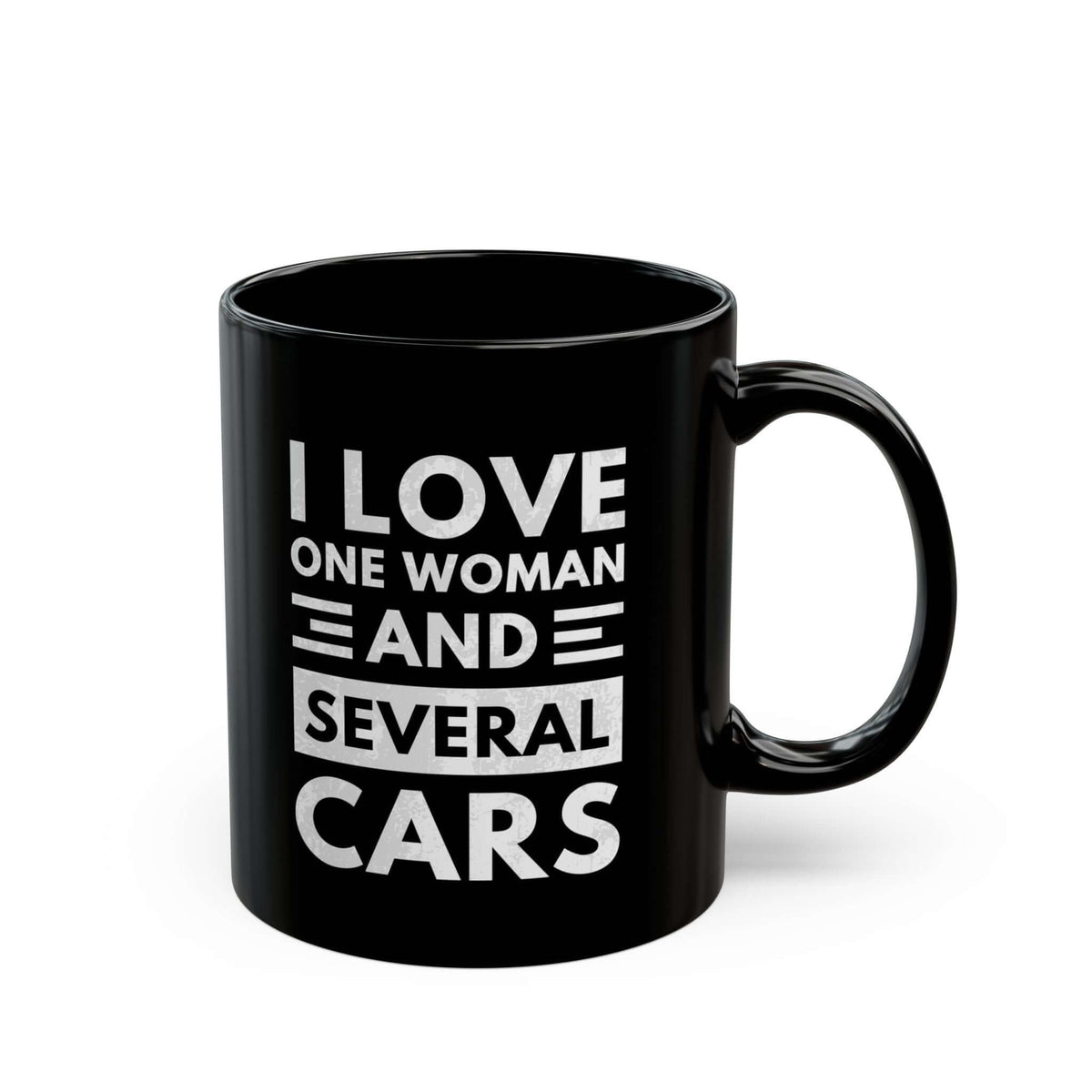 I Love One Woman and Several Cars Coffee Mug funny mug - automotive enthusiast gift