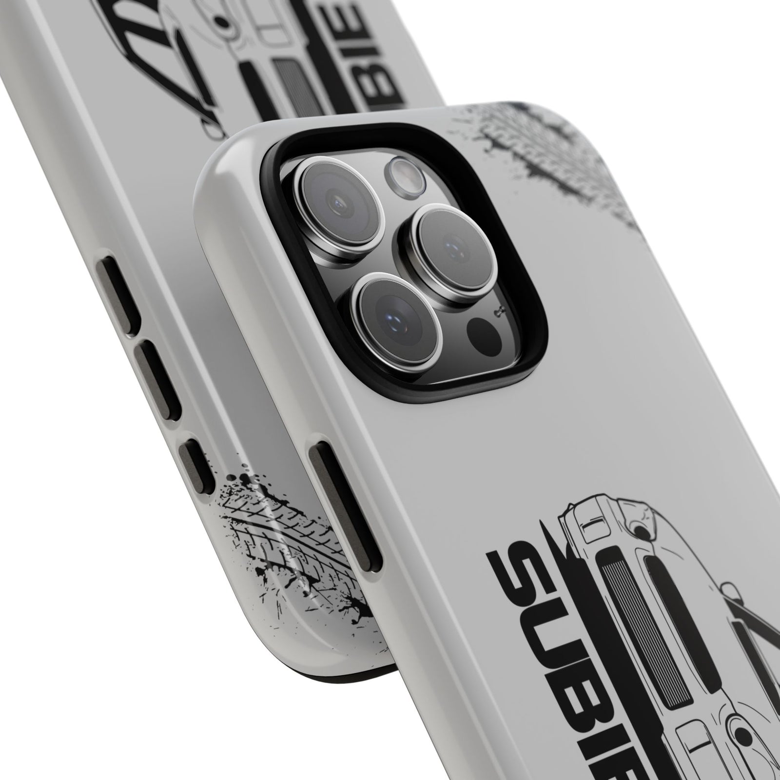 JDM Gang Tough Phone Case - iPhone 16 Pro Max, glossy, camera cutout close-up