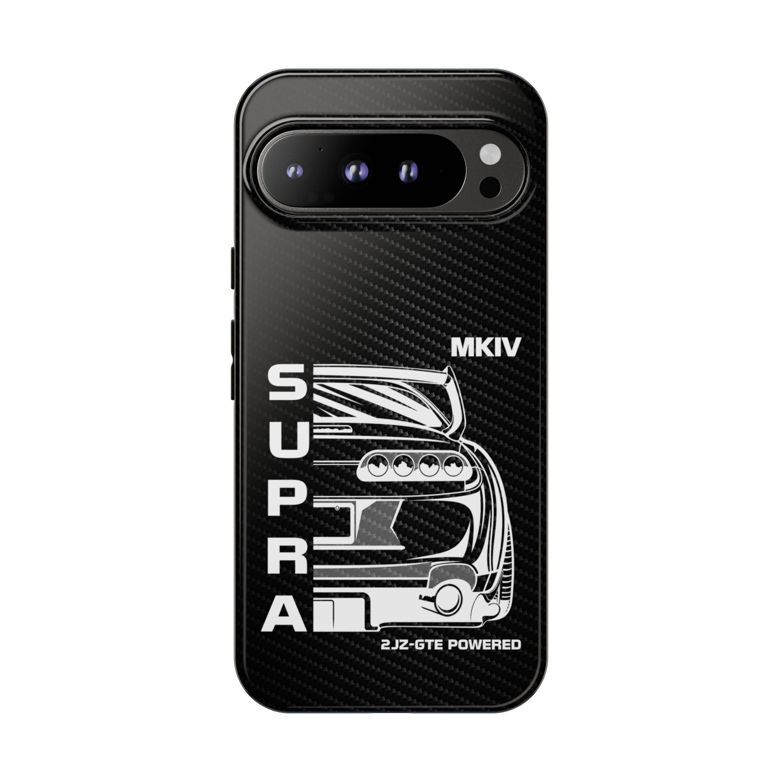JDM Back View Tough Phone Case - Google Pixel 9 Pro XL, glossy, front view