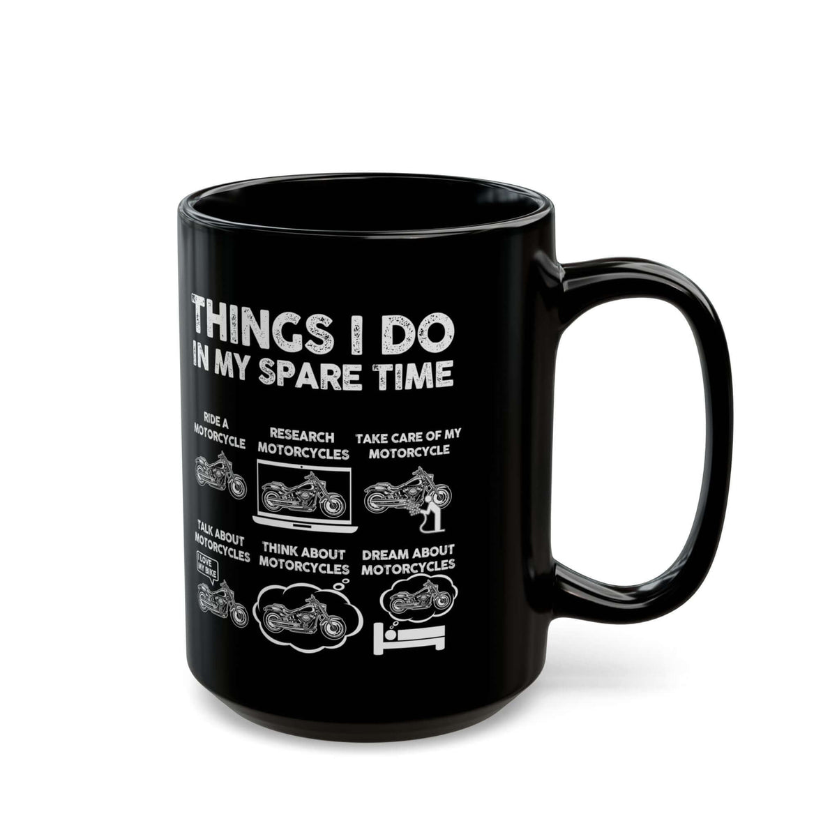 Things I Do In My Spare Time Mug mug - funny gift for car enthusiasts