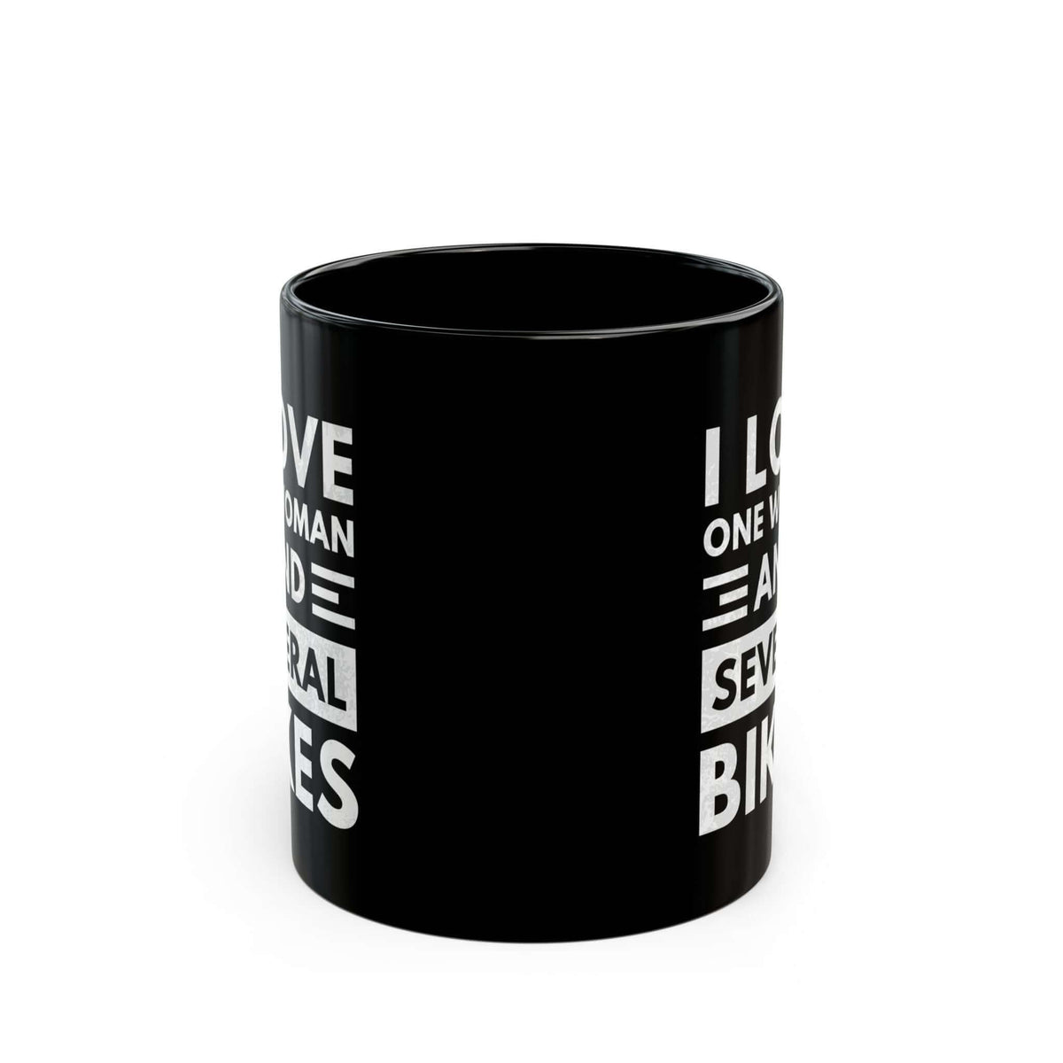 I Love One Woman and Several Bikes Coffee Mug ceramic coffee mug - gift for car fans
