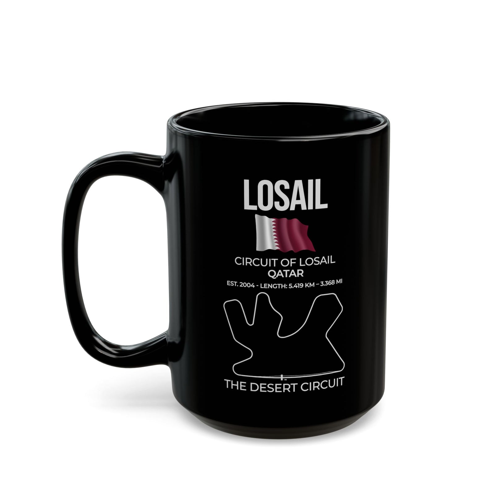 Losail Race Track Coffee Mug mug - funny gift for car enthusiasts