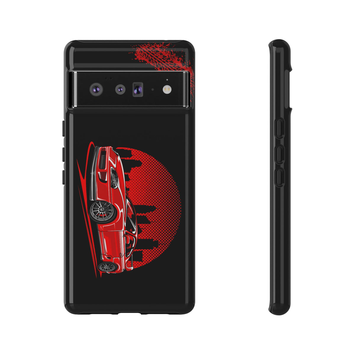 MKIV A80 Supra 2JZ Red City Tough Phone Case | JDM Car Guy Gift