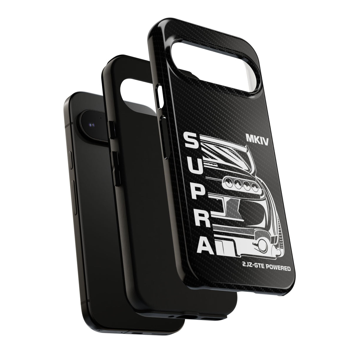 JDM Back View Tough Phone Case - Google Pixel 9 Pro, glossy, dual-layer protection