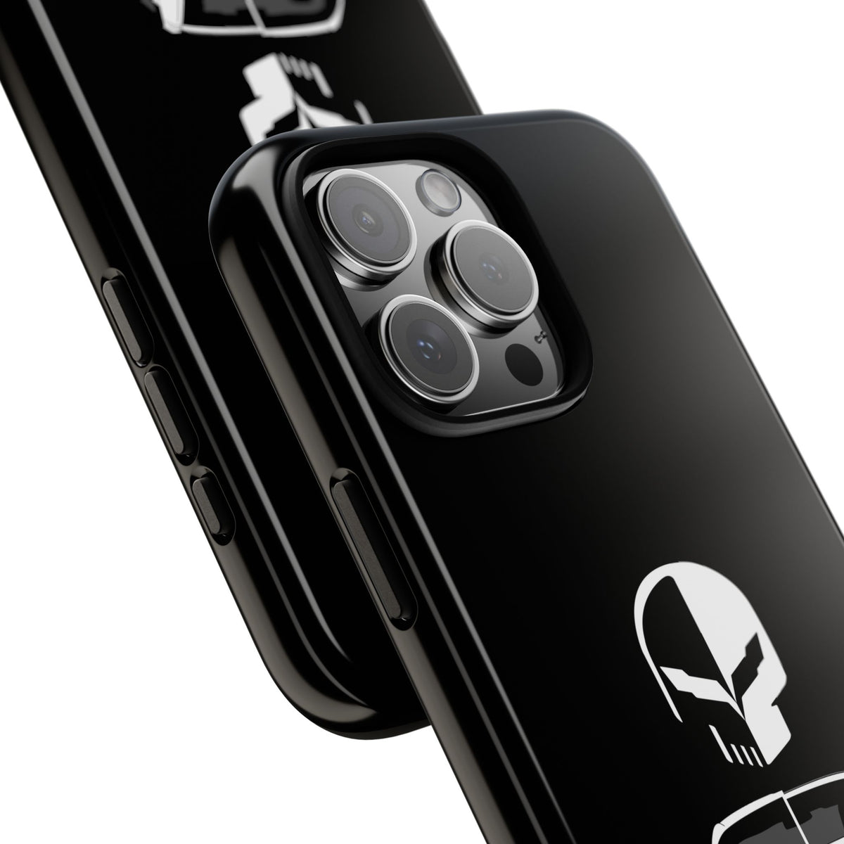 Corvette Punisher Skull Tough Phone Case | Muscle Car Guy Gift
