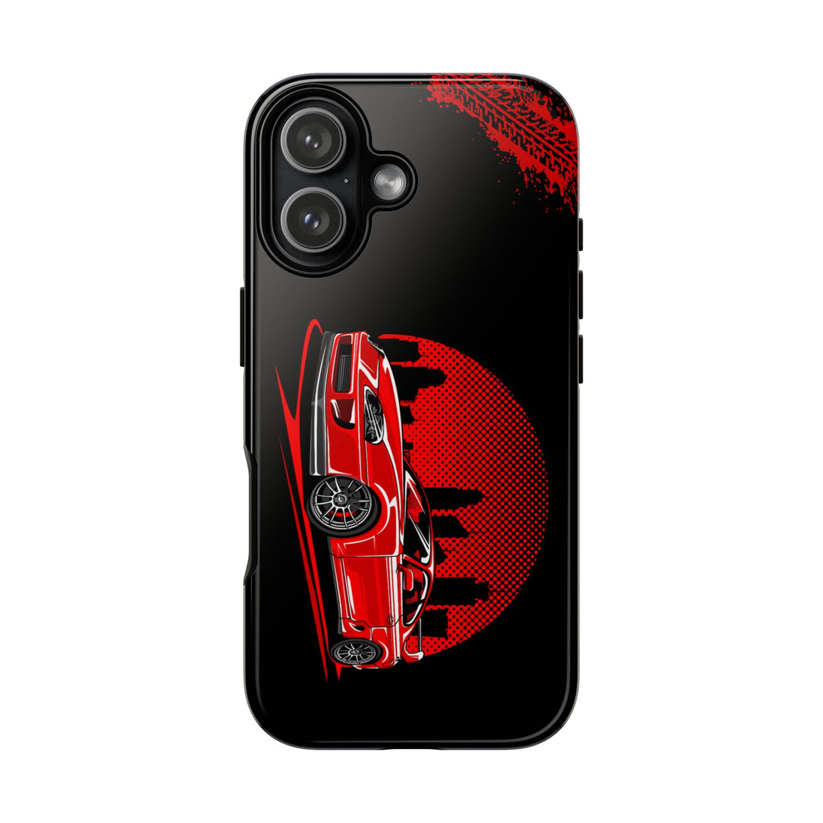 MKIV A80 Supra 2JZ Red City Tough Phone Case | JDM Car Guy Gift