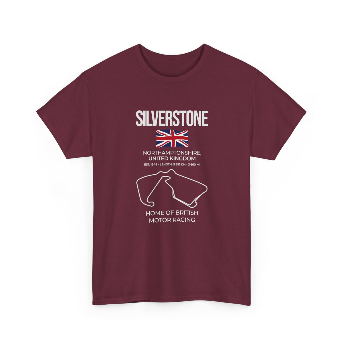 Silverstone Race Track T-Shirt | British Grand Prix Circuit Motorsport Tee