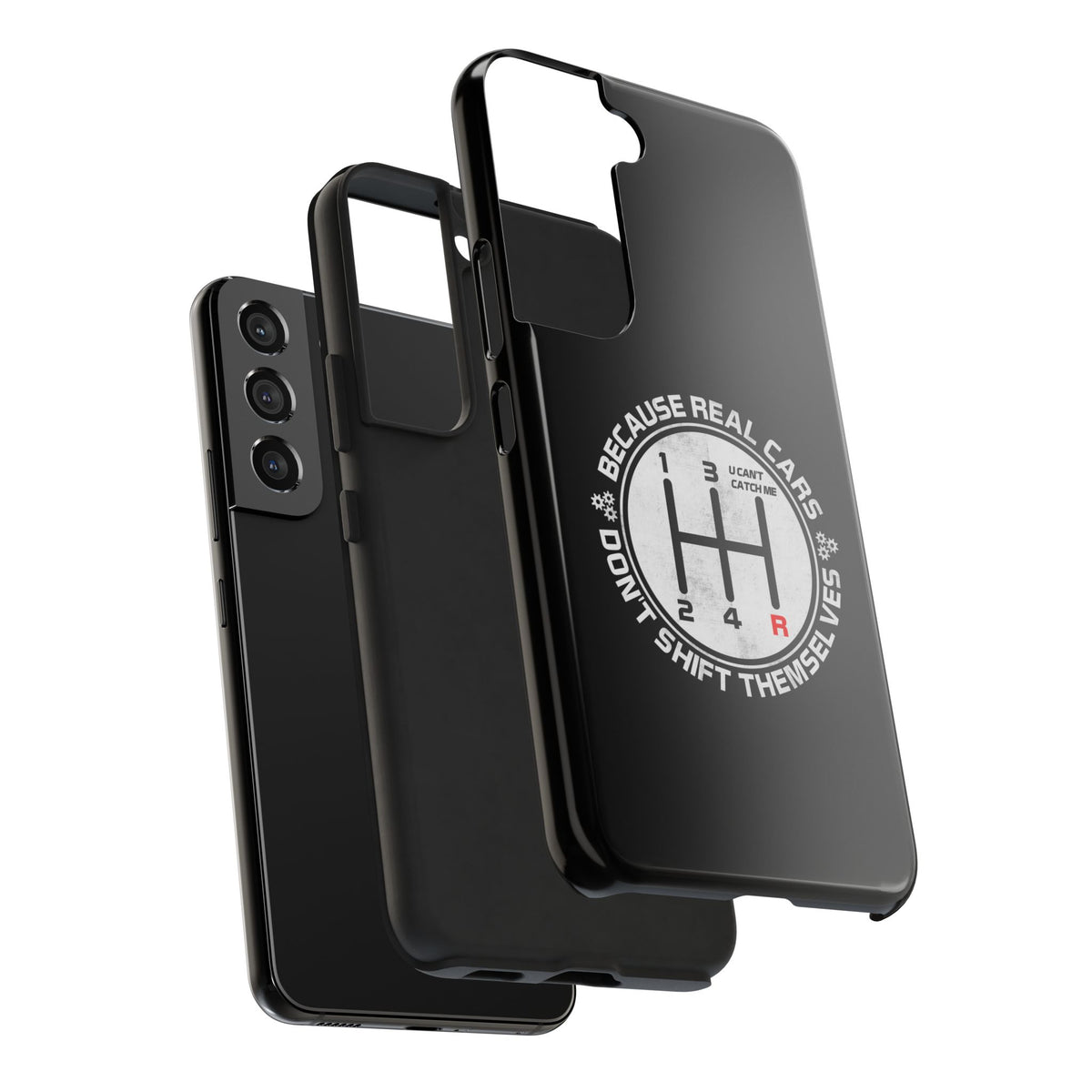 Real Cars Don't Shift Themselves Tough Phone Case | Manual Car Guy Gift