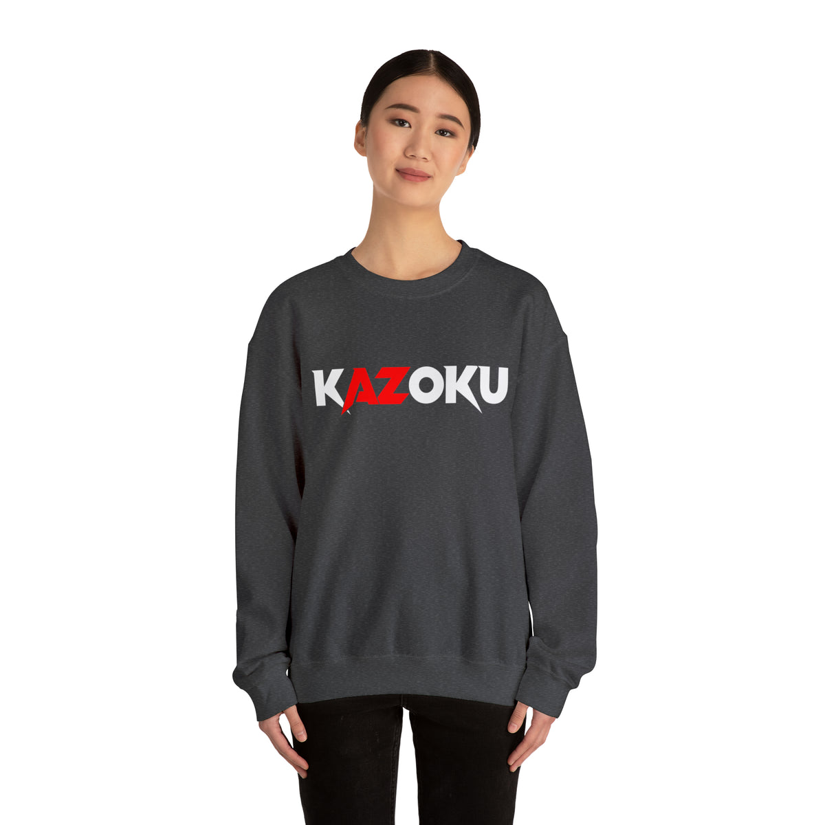 KAZOKU Sweatshirt Red - Design 2