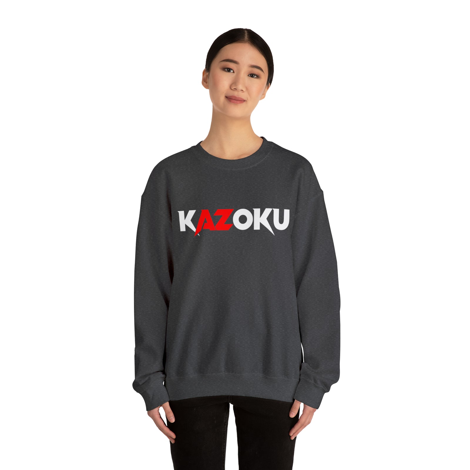 KAZOKU Sweatshirt Red - Design 2