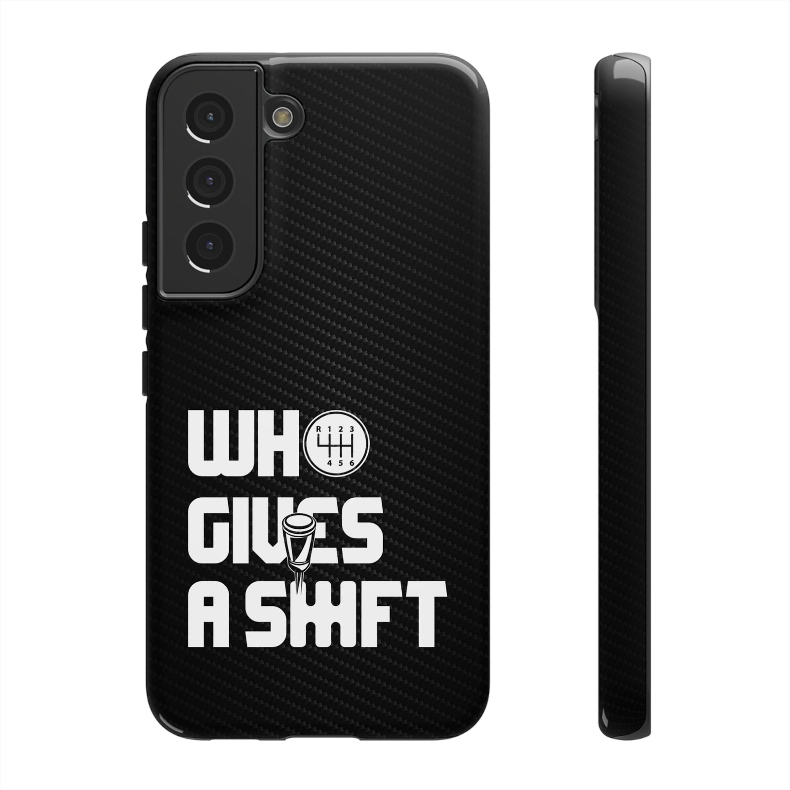 Who Gives a Shift Car Tough Phone Case | Funny Car Guy Gift