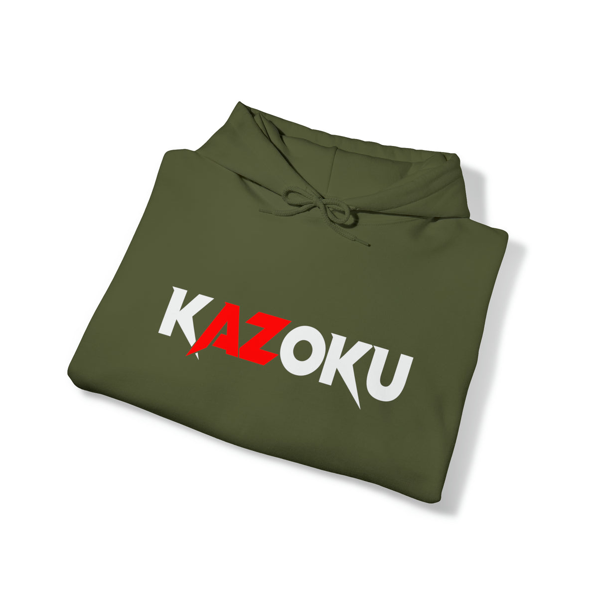 KAZOKU Hoodie Red - Design 2