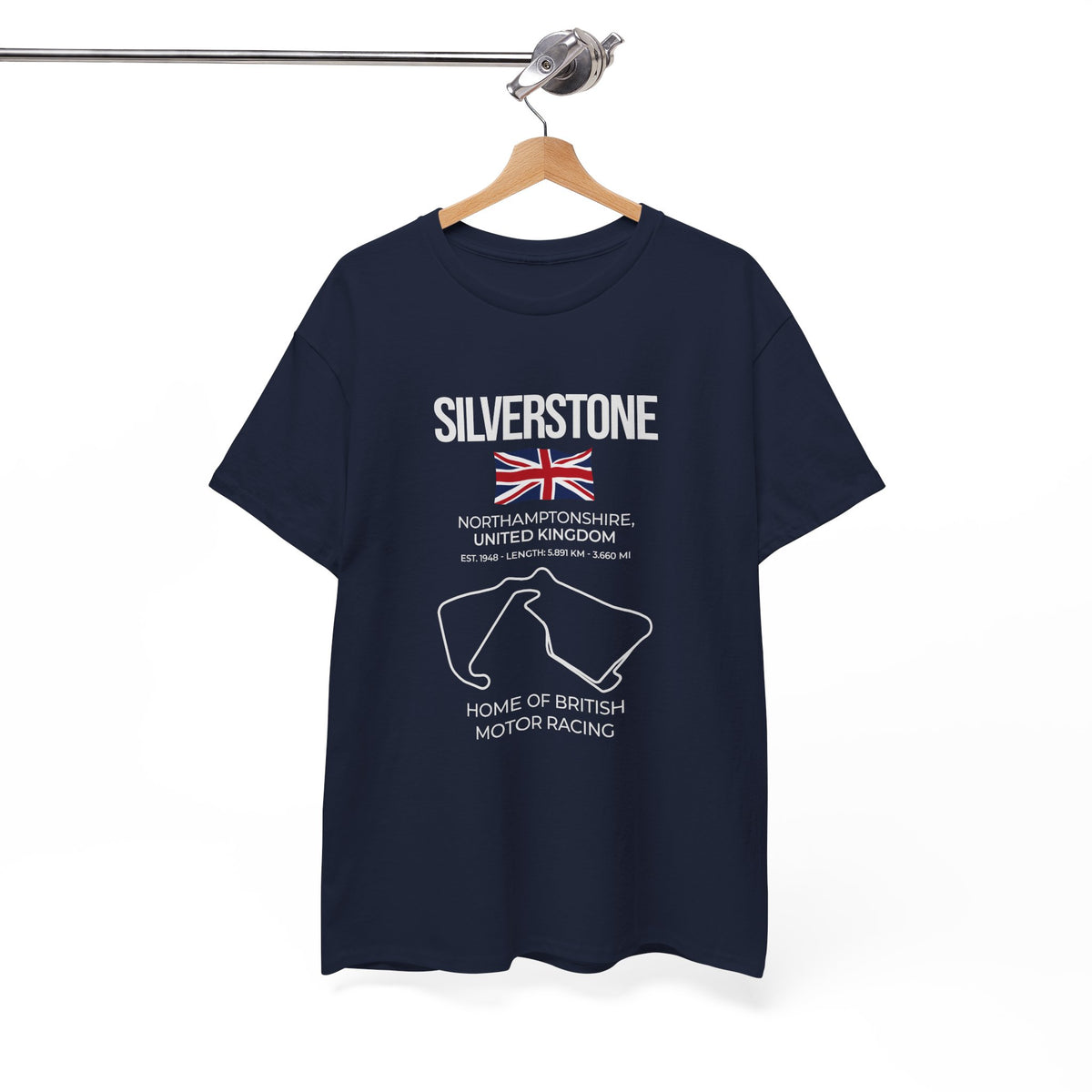 Silverstone Race Track T-Shirt | British Grand Prix Circuit Motorsport Tee