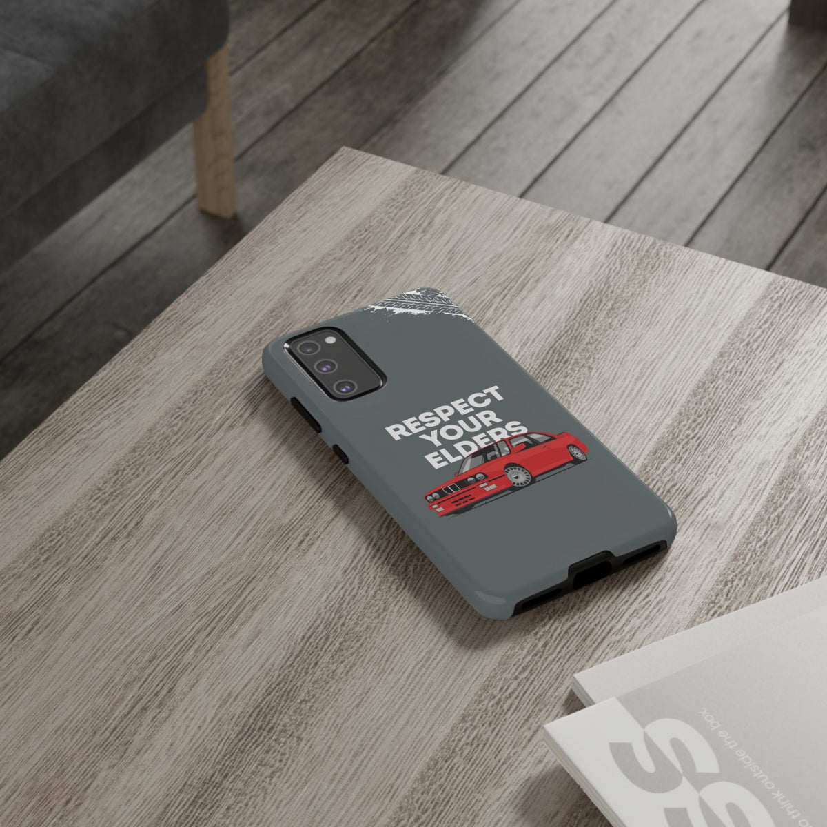 E30 M3 Respect Your Elders Tough Phone Case | Classic Car Guy Gift